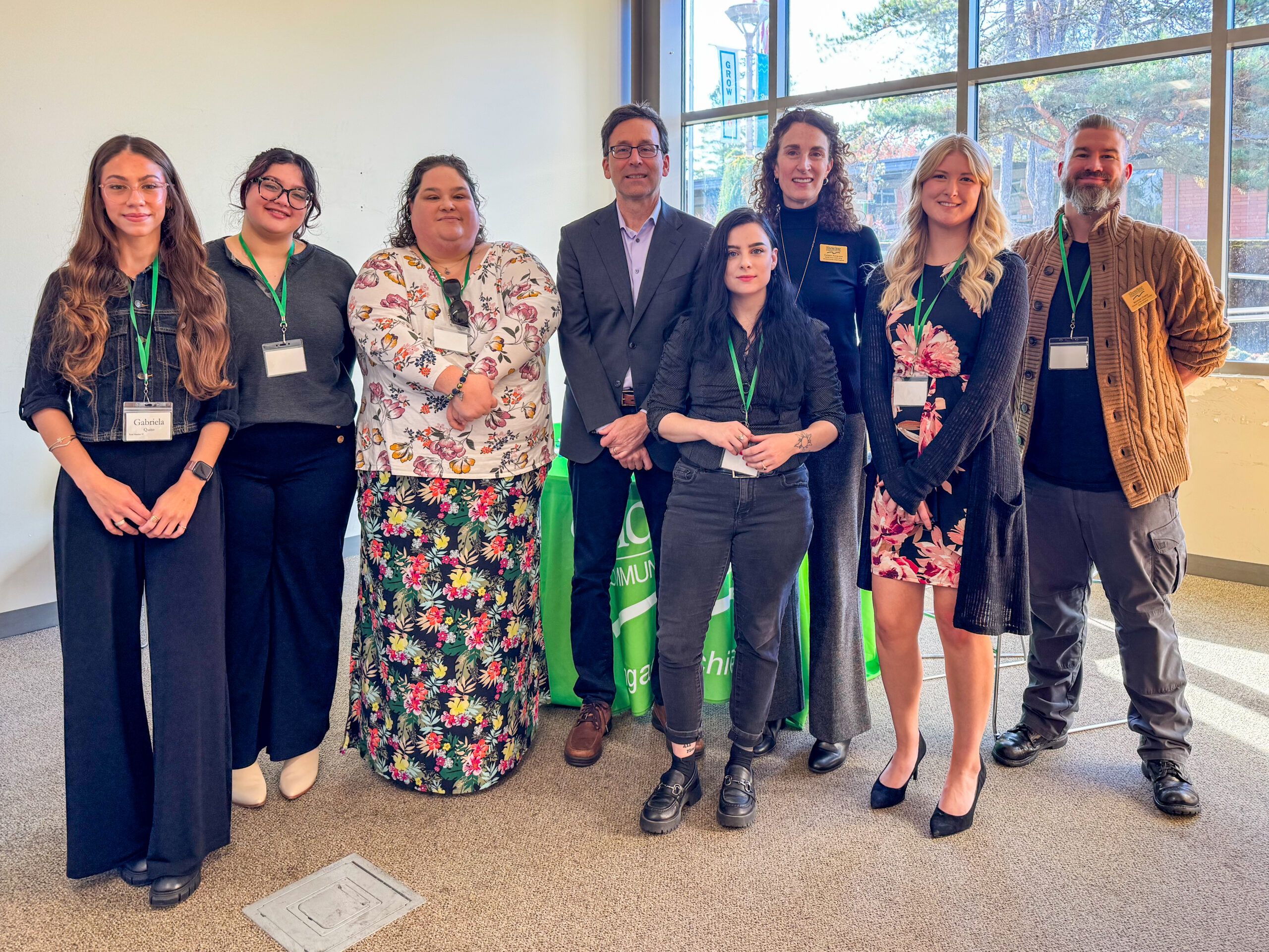 Governor and First Lady Ferguson spend some quality time with Shoreline students at the Giving Table event