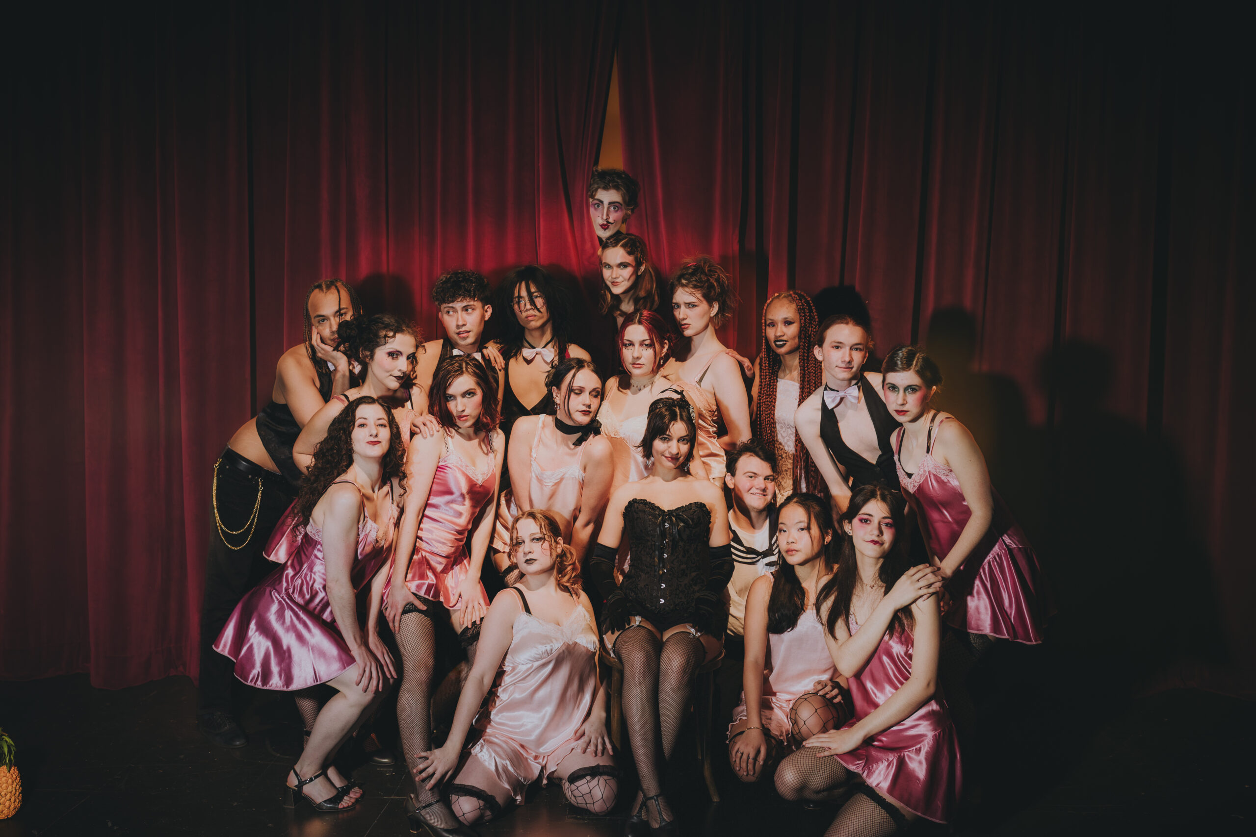 Cast pictures of Shoreline's winter production of Cabaret. Photo Credit: Maleah Nicole Photography